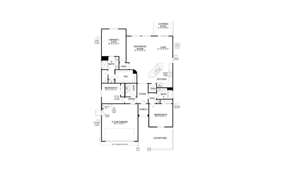 2D floor plan layout of this home in El Cidro, Goodyear, AZ (Image 4). 2D floor plan layout of this home in El Cidro, Goodyear, AZ (Image 4).