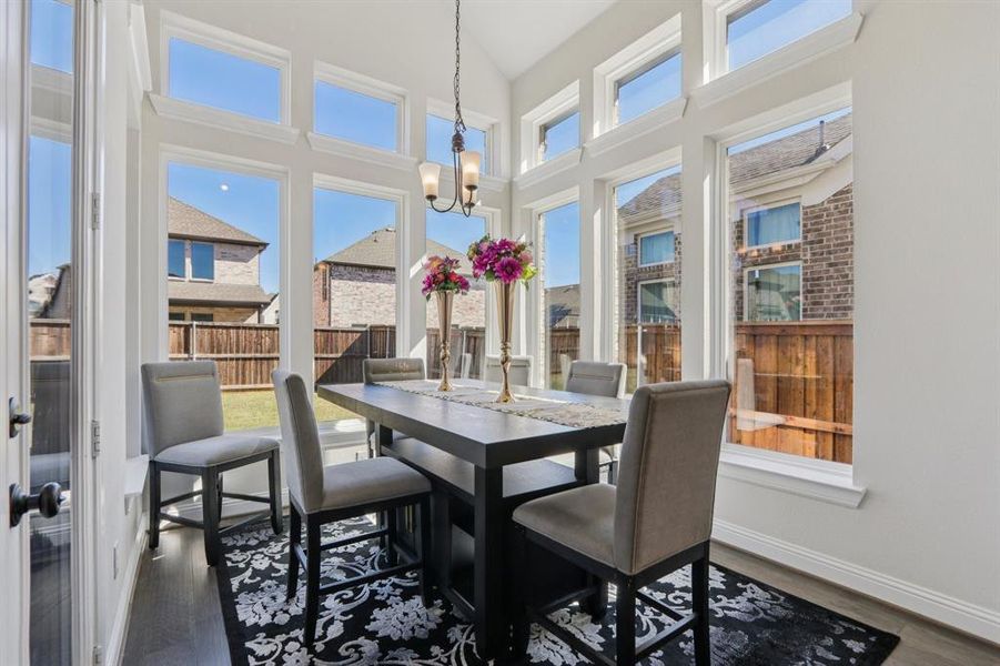 Furnished interior view inside a new home in , Northlake (Image 11).