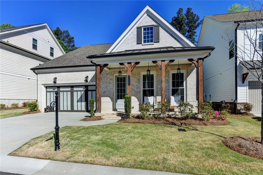Front exterior of a new home in , Duluth, GA, highlighting curb appeal (Image 29).