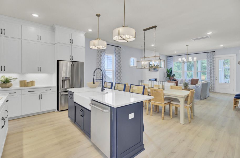 Furnished interior view inside a new home in , Johns Island (Image 15).