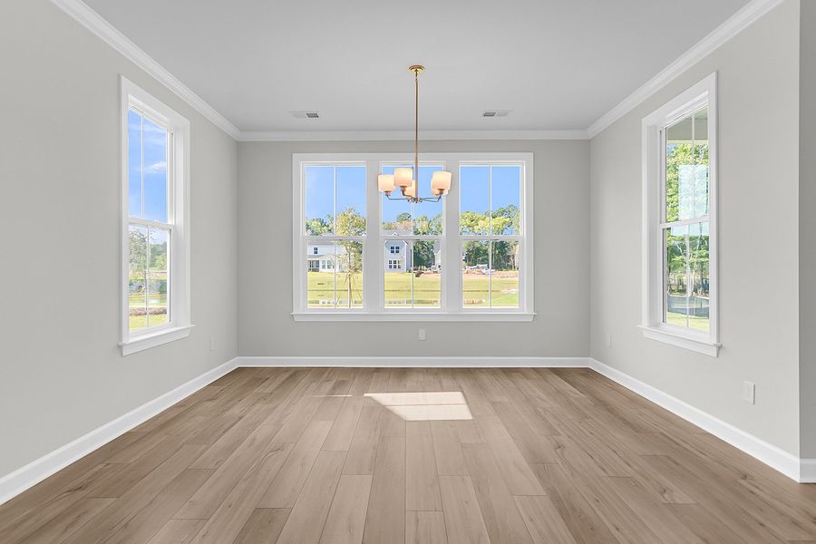 Spacious, unfurnished interior of a new home in Pineland Preserve, Summerville (Image 35). Spacious, unfurnished interior of a new home in Pineland Preserve, Summerville (Image 35).