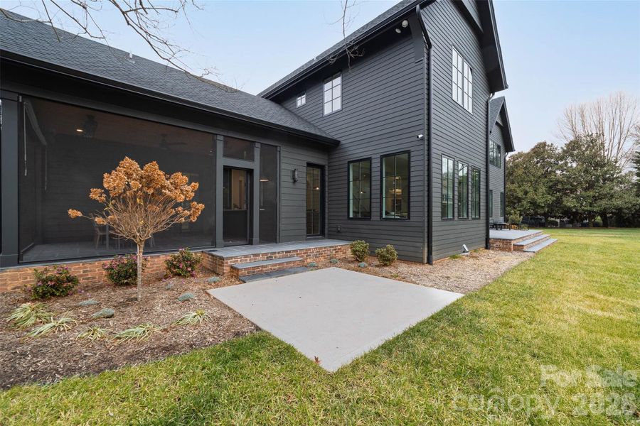 Exterior details and patio area of a home in , Charlotte (Image 32). Exterior details and patio area of a home in , Charlotte (Image 32).