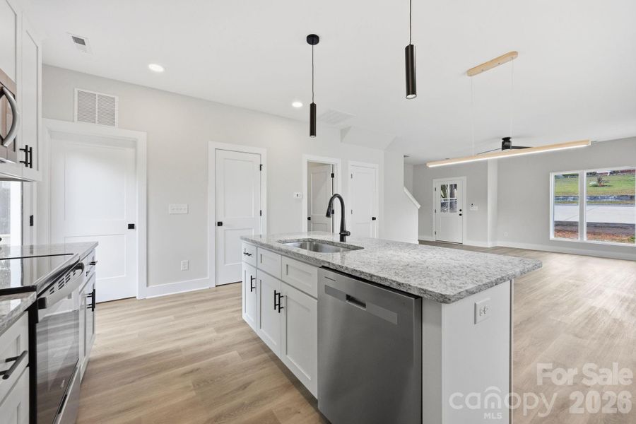 Furnished interior view inside a new home in , Albemarle (Image 7).