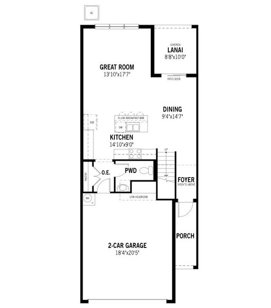 2D floor plan layout of this home in Avila, Jensen Beach, FL (Image 3). 2D floor plan layout of this home in Avila, Jensen Beach, FL (Image 3).