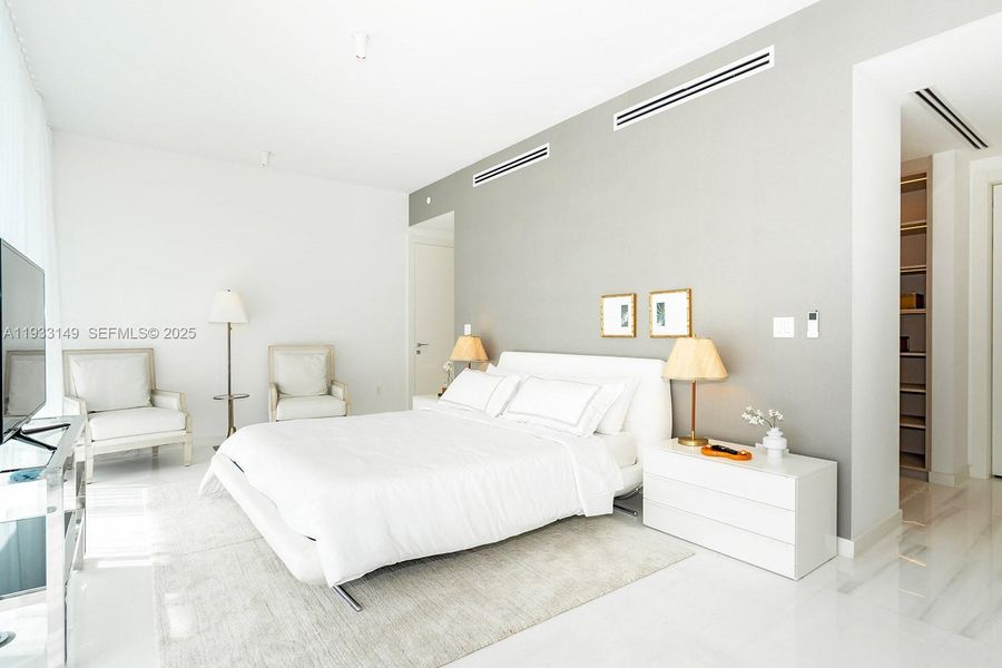 Furnished interior view inside a new home in , Miami (Image 52).