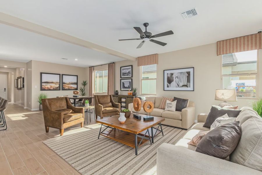 Representative furnished interior of a home built from the 2028 by Elliott Homes in Camilo at Santana, Yuma (Image 7).