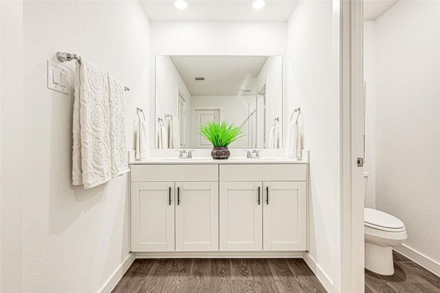 Furnished interior view inside a new home in Tamarron, Fulshear (Image 22).