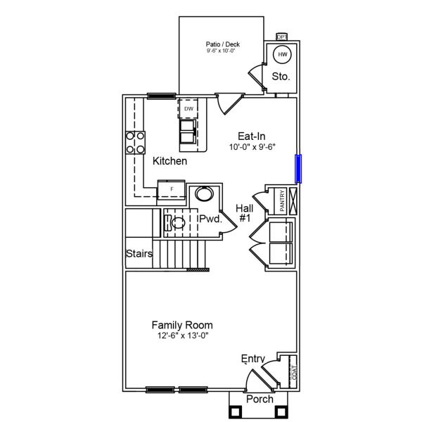 2D floor plan layout of this home in Haynes Park, Columbia, SC (Image 3). 2D floor plan layout of this home in Haynes Park, Columbia, SC (Image 3).