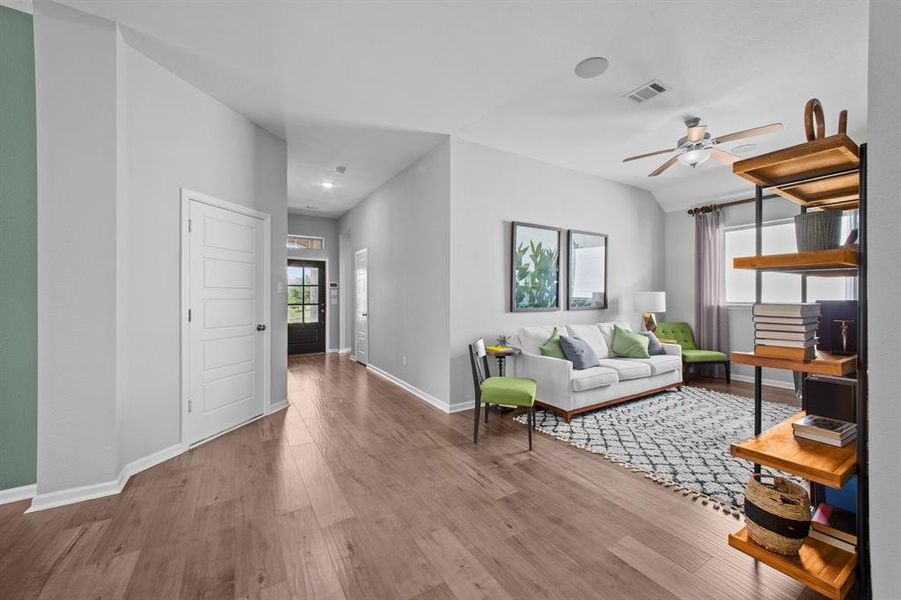 Furnished interior view inside a new home in Tavolo Park Cottages, Fort Worth (Image 6).