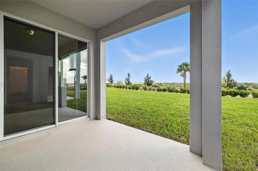 Rear Covered Lanai / View