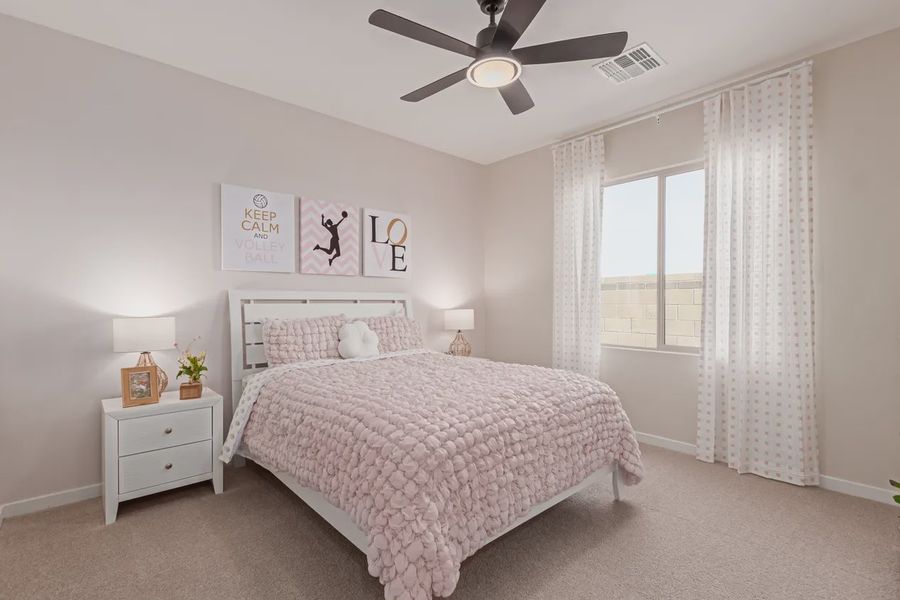 Representative furnished interior of a home built from the Granite Vista Avanti - Plan 2028 by Elliott Homes in Avanti at Granite Vista, Waddell (Image 15).