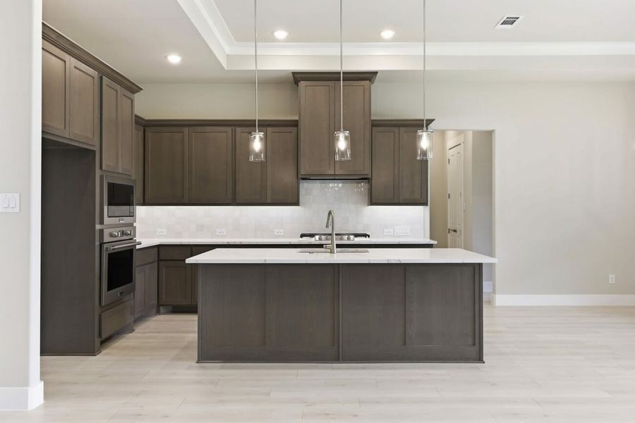 Furnished interior view inside a new home in Ladera Little Elm, Little Elm (Image 17). Furnished interior view inside a new home in Ladera Little Elm, Little Elm (Image 17).