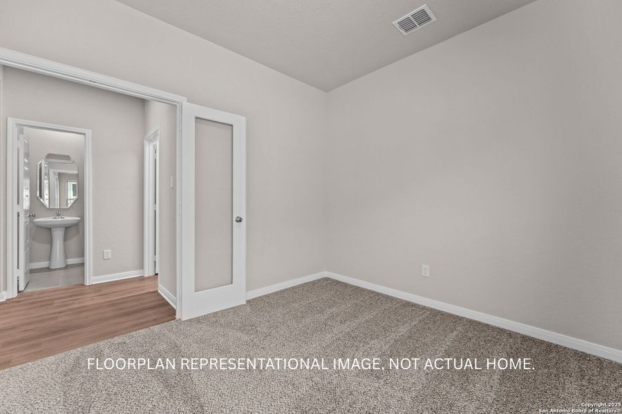 Spacious, unfurnished interior of a new home in Park Place, New Braunfels (Image 22).