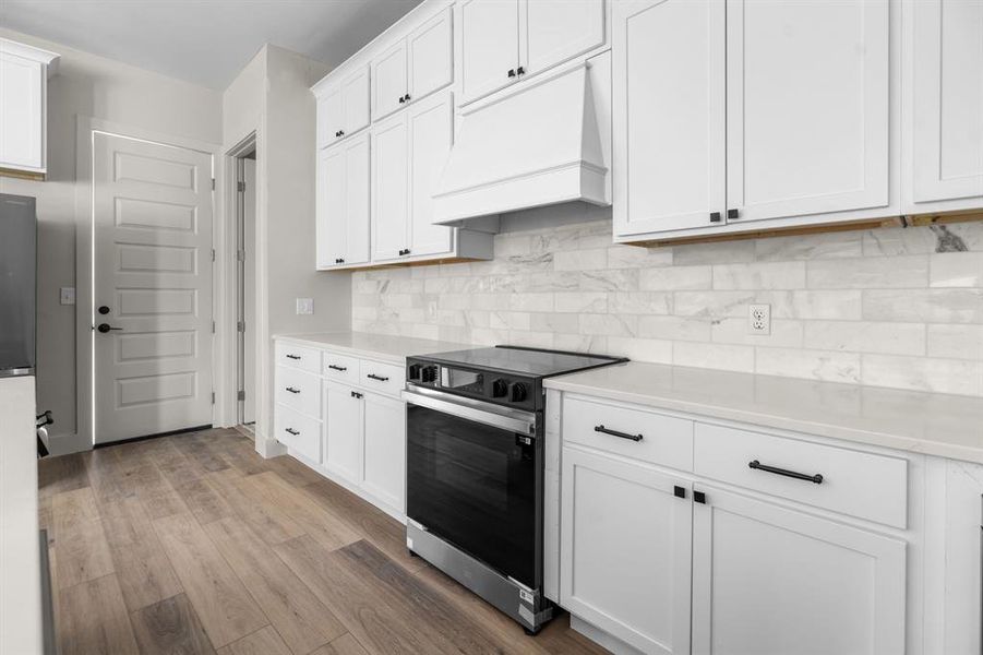 House will be professionally cleaned so all new construction dust will be gone.