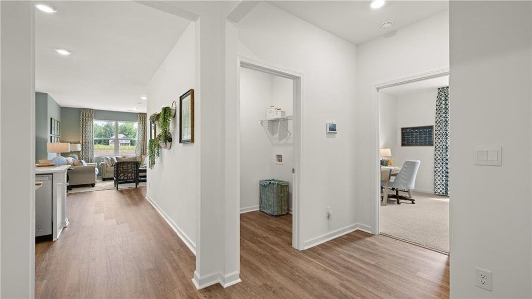 Furnished interior view inside a new home in Teamon Pointe, Griffin (Image 16).