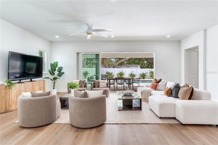Furnished interior view inside a new home in , Gulfport (Image 10).