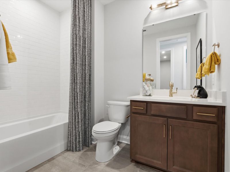 Furnished interior view inside a new home in Ross Farms, Charlotte (Image 21).