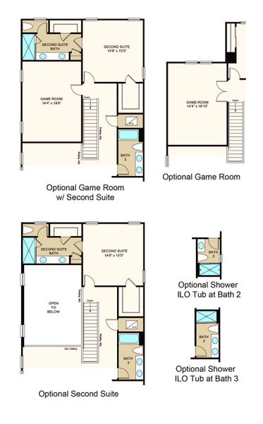 2D floor plan layout of this home in Indigo Creek, Apollo Beach, FL (Image 3).