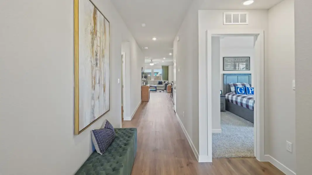 Furnished interior view inside a new home in Portland Village, Portland (Image 4).