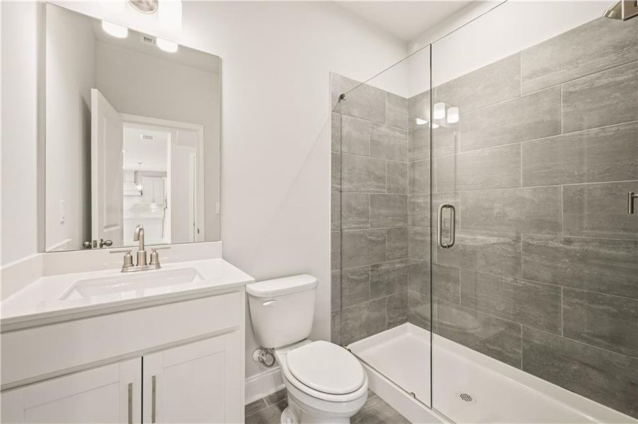 Furnished interior view inside a new home in Hopewell Reserve, Cumming (Image 13).