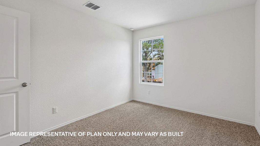 Representative unfurnished interior of a home built from the The Kendall by D.R. Horton in Valverde, Bastrop (Image 40).