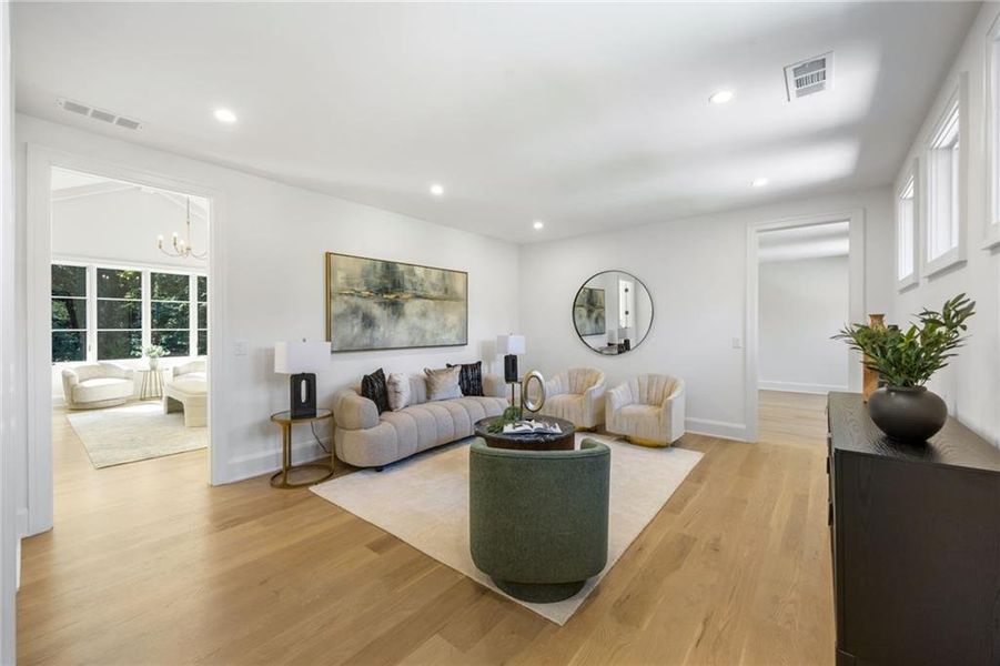 Furnished interior view inside a new home in , Sandy Springs (Image 13).