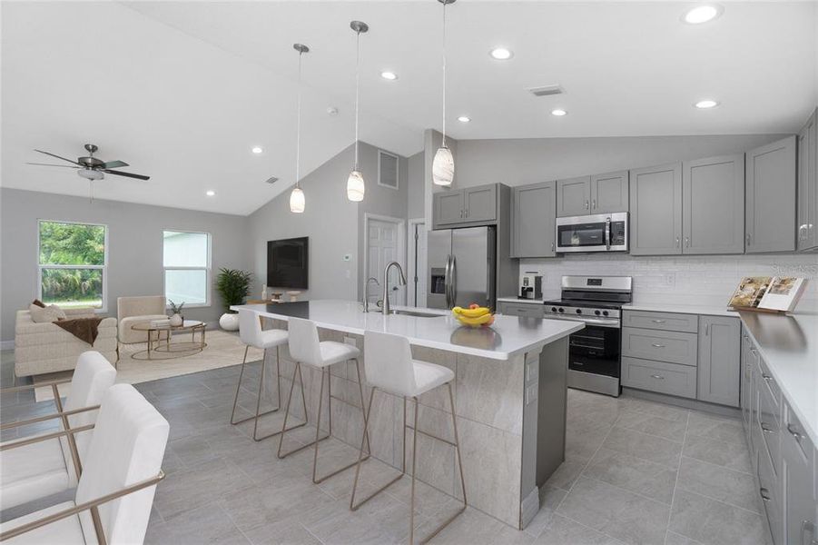 Furnished interior view inside a new home in , North Port (Image 12).