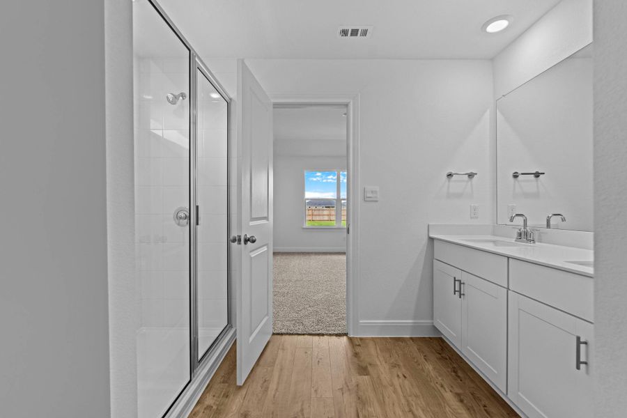 Furnished interior view inside a new home in Railhead, Cedar Creek (Image 11). Furnished interior view inside a new home in Railhead, Cedar Creek (Image 11).