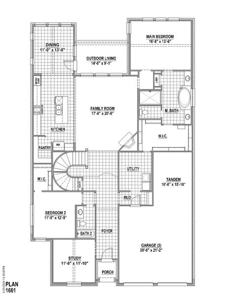 Plan 1661 1st Floor