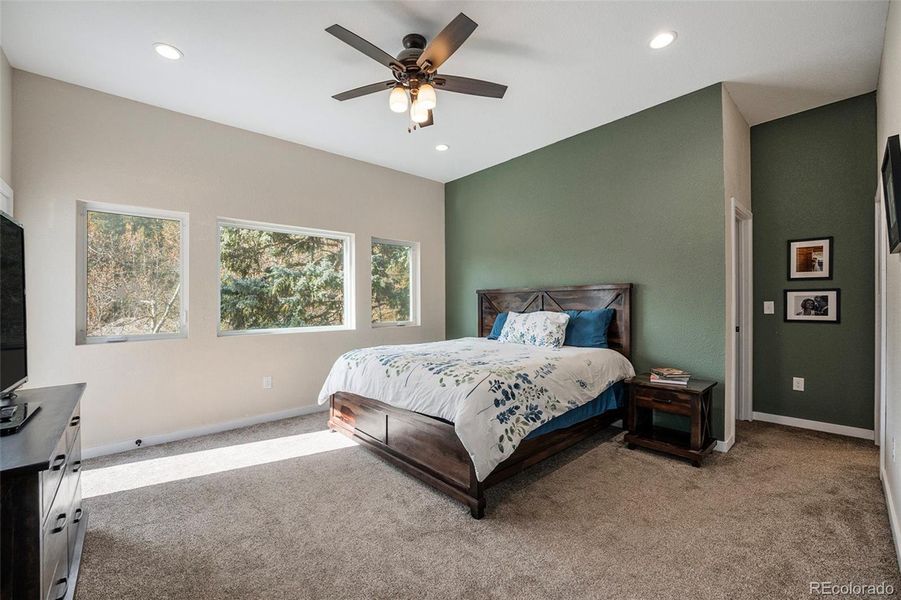 Furnished interior view inside a new home in , Evergreen (Image 30).