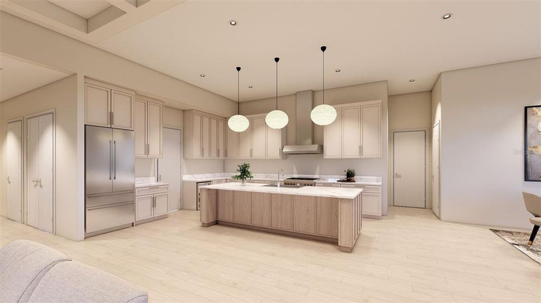 Furnished interior view inside a new home in , Sarasota (Image 8).