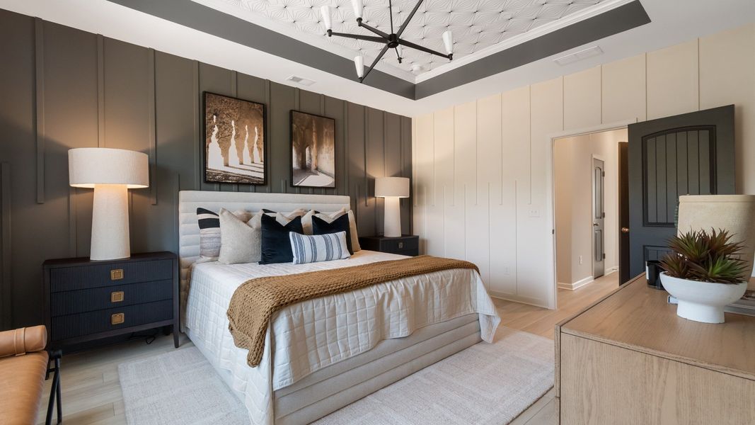 Furnished interior view inside a new home in Daybreak, Newnan (Image 31).