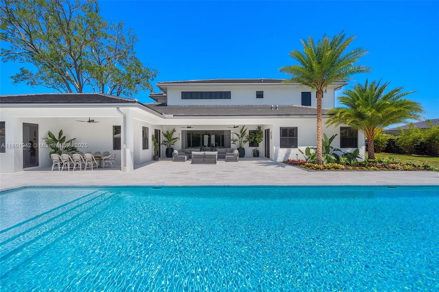Front exterior of a new home in , Miami, FL, highlighting curb appeal (Image 21). Front exterior of a new home in , Miami, FL, highlighting curb appeal (Image 21).