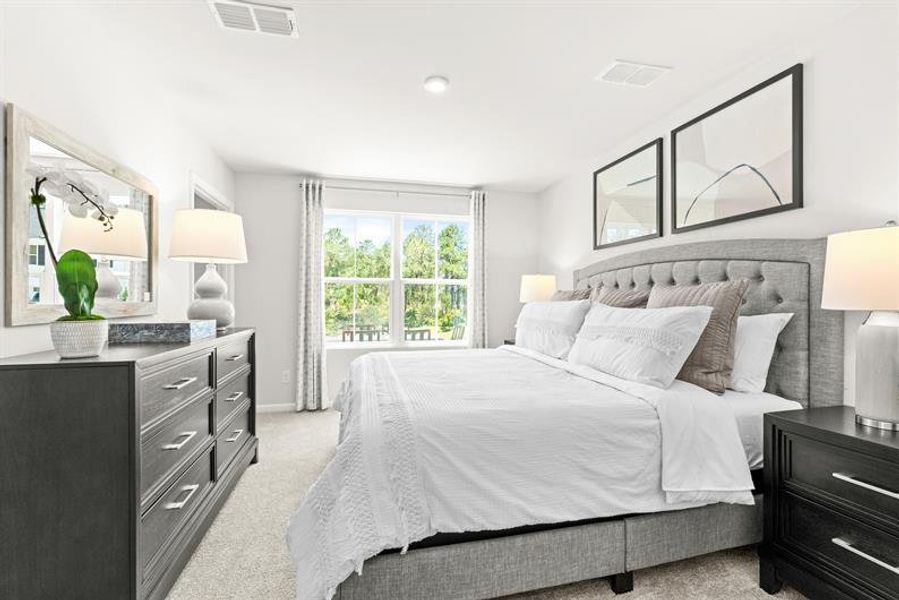 Furnished interior view inside a new home in Royal Oaks Single-Family Homes, Hardeeville (Image 11). Furnished interior view inside a new home in Royal Oaks Single-Family Homes, Hardeeville (Image 11).