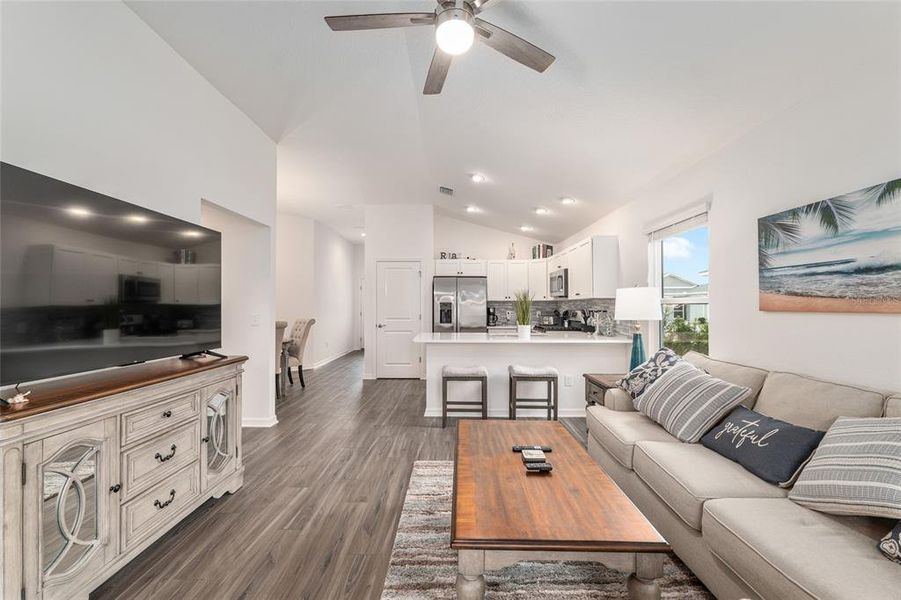Furnished interior view inside a new home in , The Villages (Image 43).