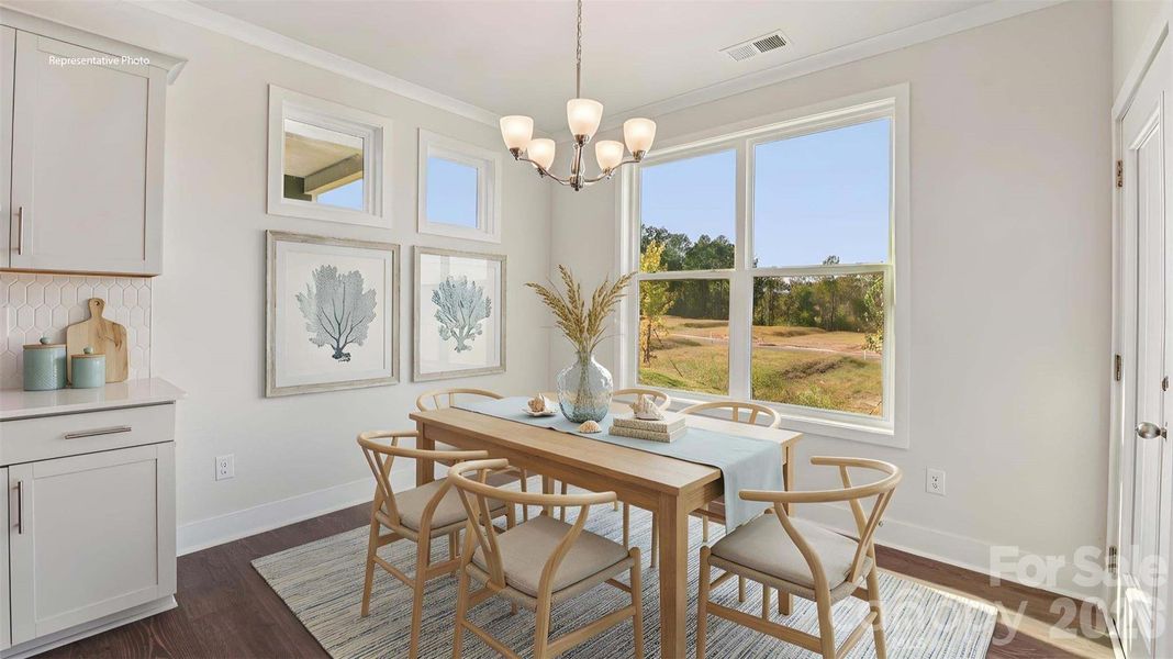 Furnished interior view inside a new home in Westport, York (Image 9).