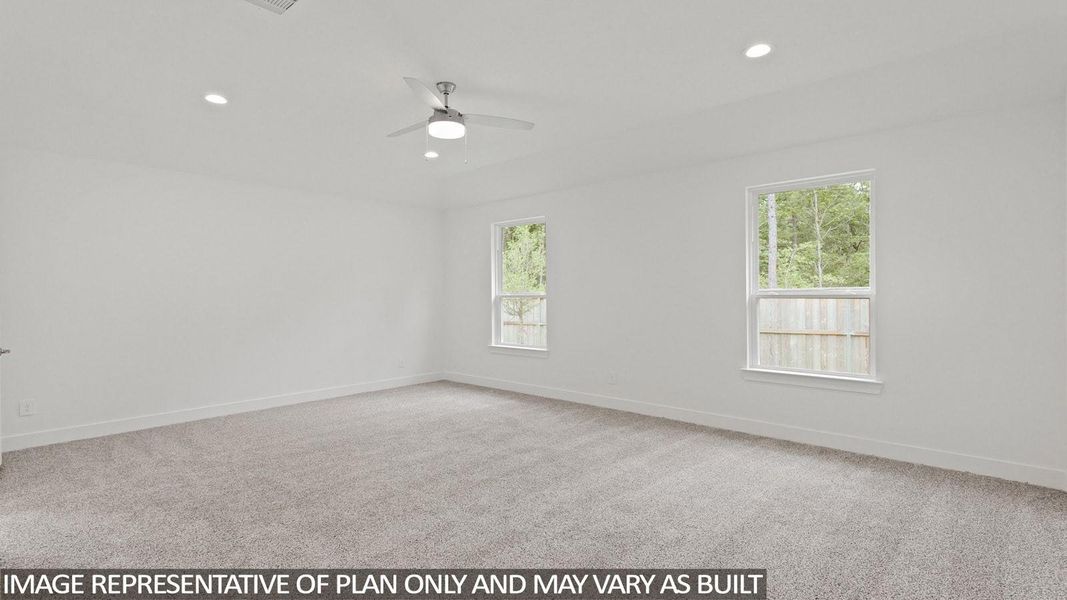 Spacious, unfurnished interior of a new home in Silverthorne, Conroe (Image 15). Spacious, unfurnished interior of a new home in Silverthorne, Conroe (Image 15).