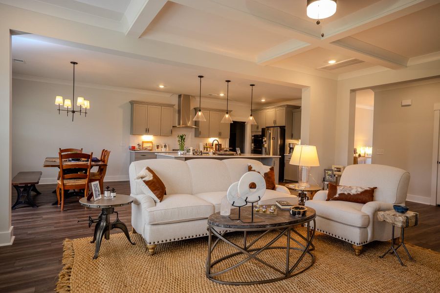 Furnished interior view inside a new home in Hewing Farms, Summerville (Image 7).