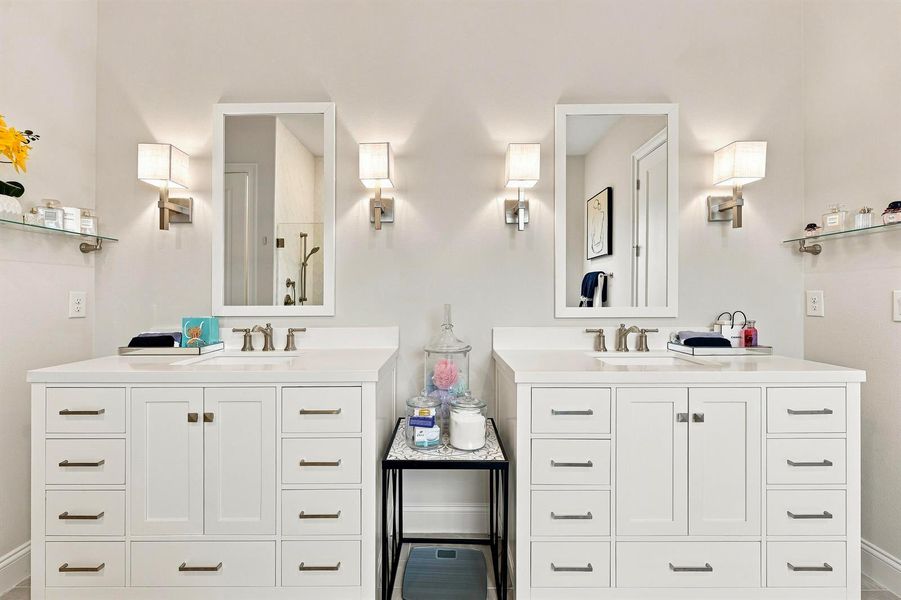 34 Ensuite Double Vanities