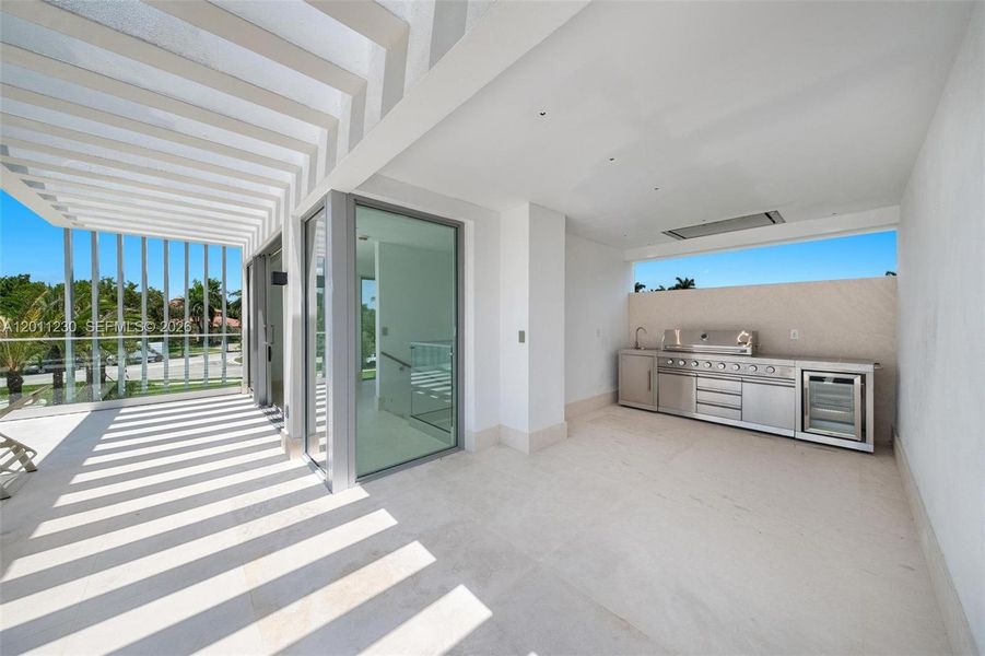 Exterior details and patio area of a home in , Weston (Image 27). Exterior details and patio area of a home in , Weston (Image 27).