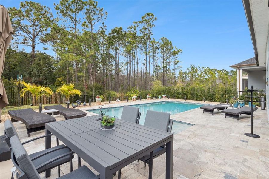 Exterior details and patio area of a home in , Port Orange (Image 4). Exterior details and patio area of a home in , Port Orange (Image 4).
