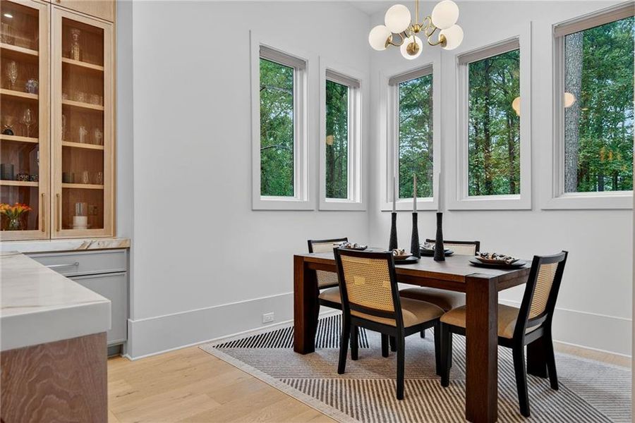 Furnished interior view inside a new home in , Atlanta (Image 23). Furnished interior view inside a new home in , Atlanta (Image 23).