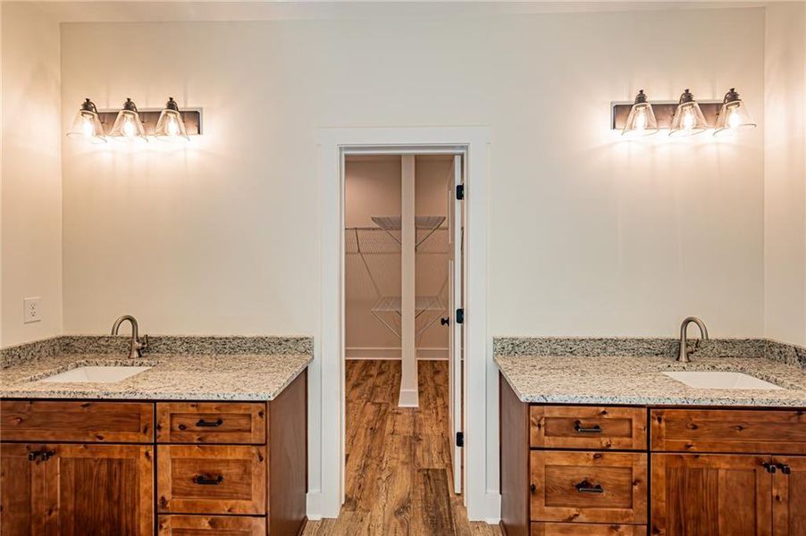Furnished interior view inside a new home in , Dawsonville (Image 12).