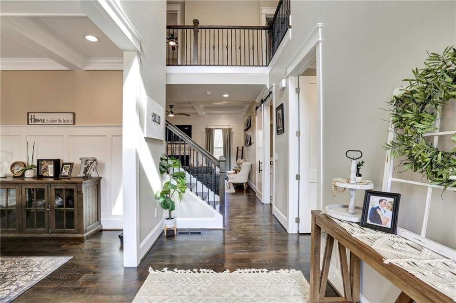 Furnished interior view inside a new home in , Buford (Image 58). Furnished interior view inside a new home in , Buford (Image 58).