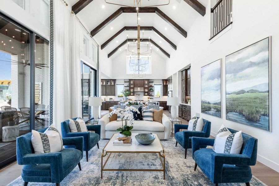 Representative Family Room - some options shown