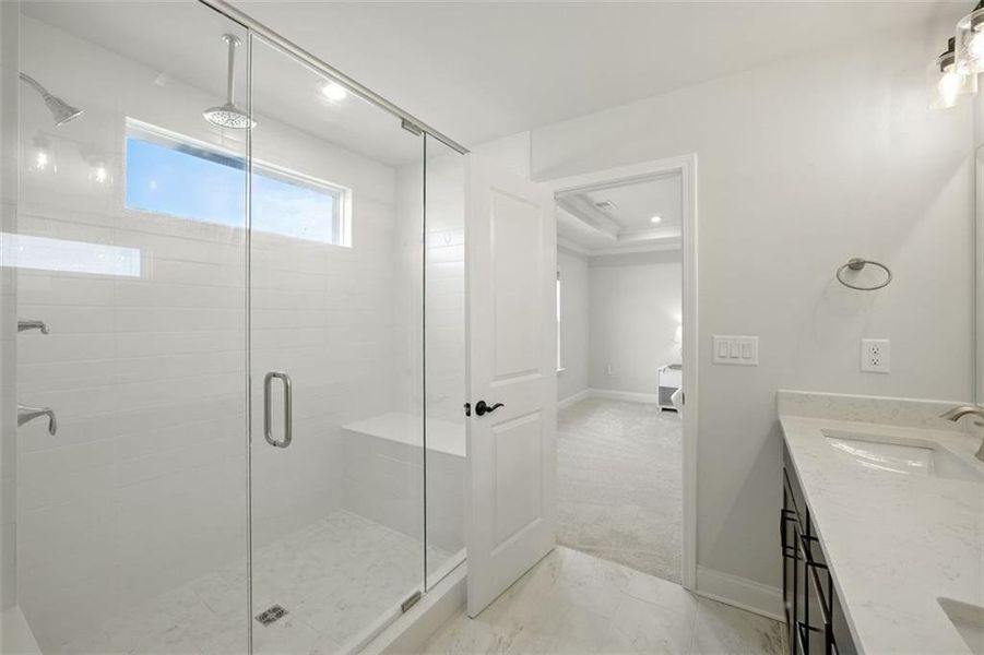 Furnished interior view inside a new home in , Cumming (Image 13).