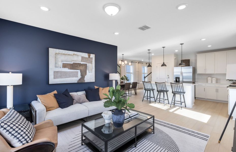 Representative furnished interior of a home built from the Caden by Pulte Homes in Tohoqua, Kissimmee (Image 13).