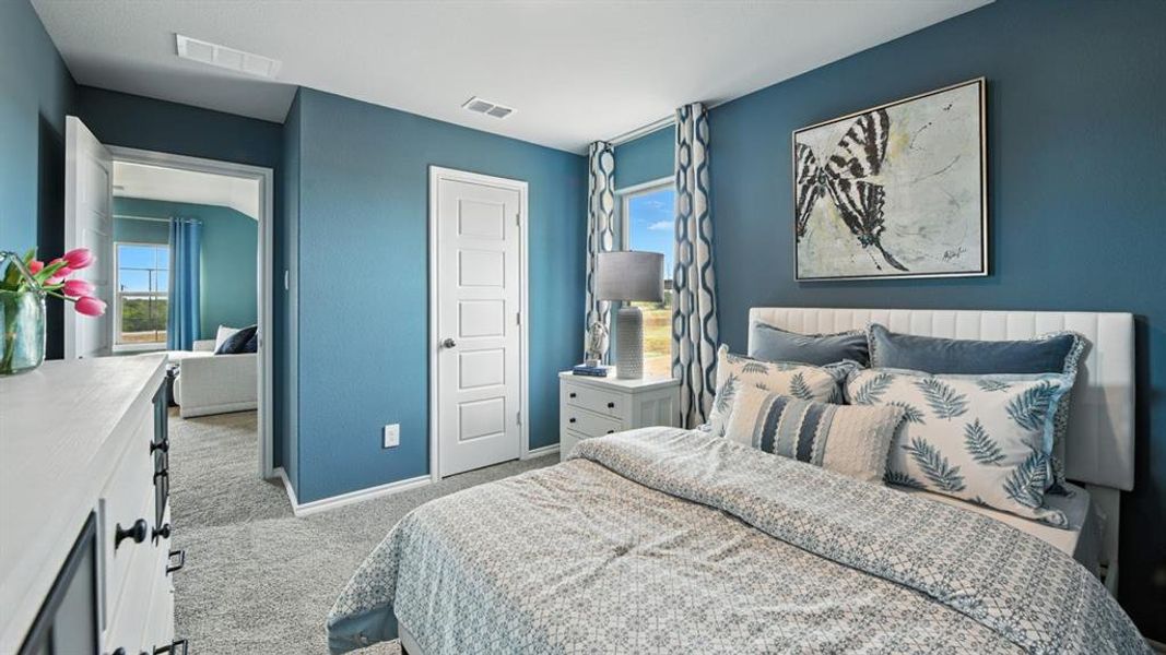 Furnished interior view inside a new home in Monarch at the Meadows, Ponder (Image 9).