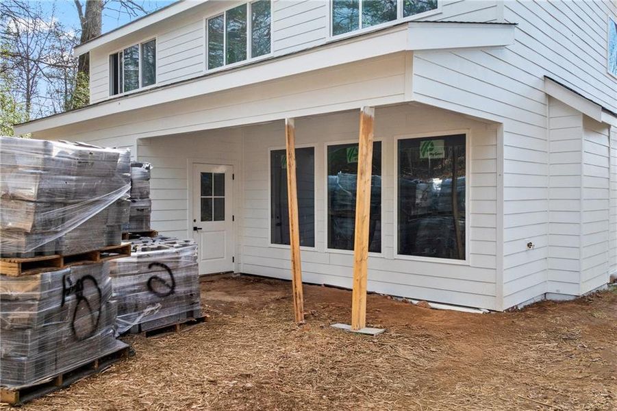 In-progress construction of a new home in , Gainesville, GA (Image 32).