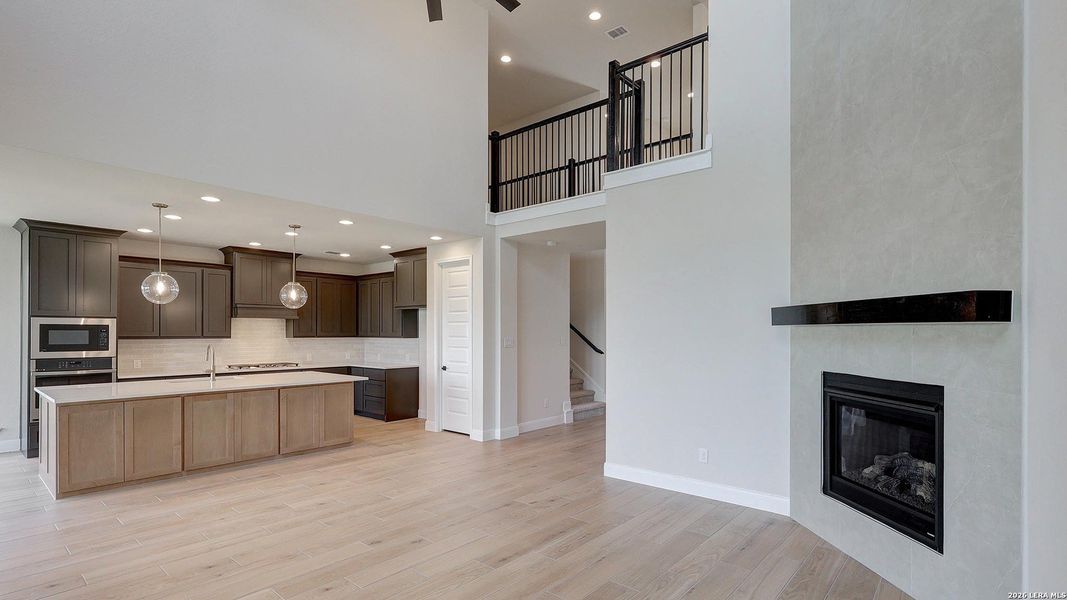 Furnished interior view inside a new home in Kallison Ranch, San Antonio (Image 6).